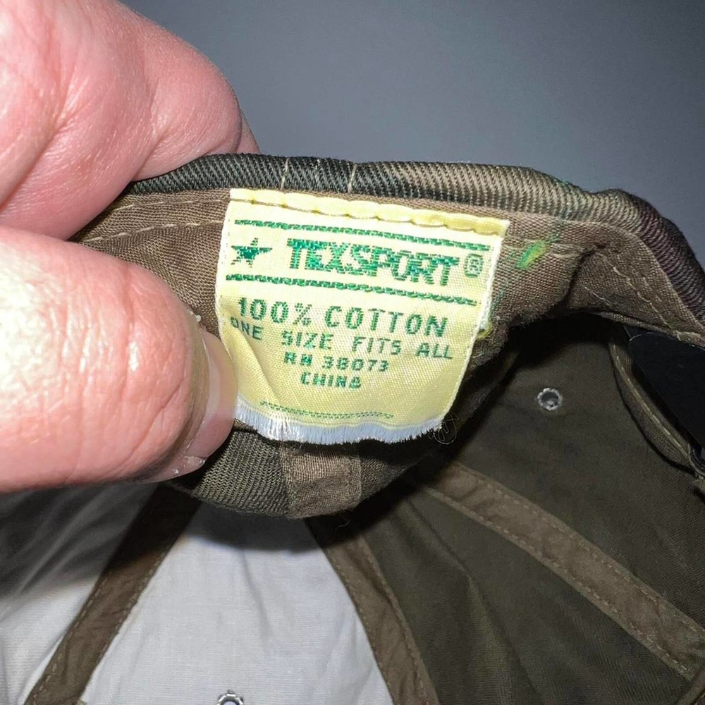Vintage Texsport outdoors camo gorp gorpcore military snapback hat - Picture 4 of 4
